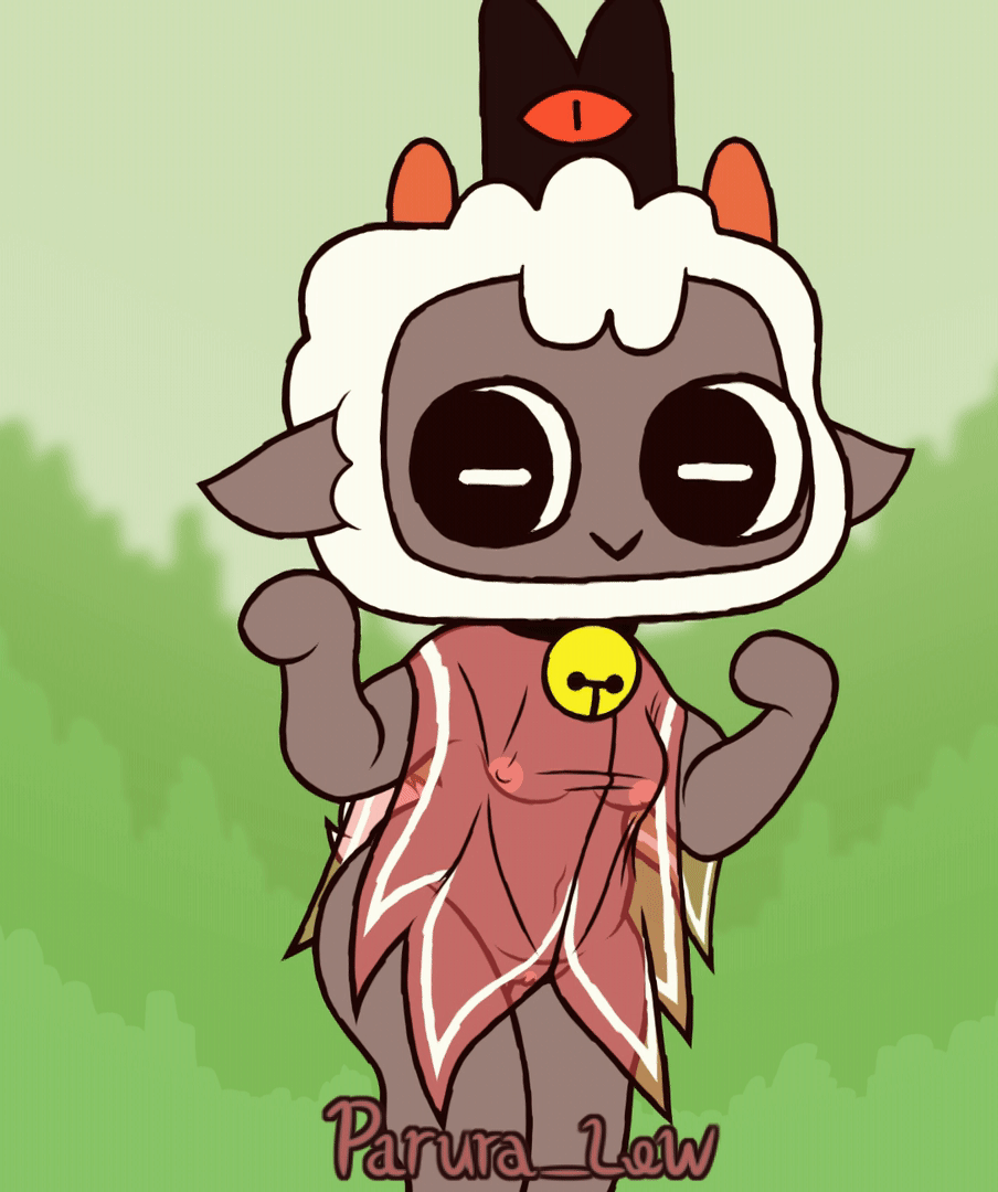 Rule 34 - 2022 Animated Anthro Bell Belly Tuft Black Eyes Blinking Bouncing  Bouncing Belly Bouncing Breasts Bovid Breasts Caprine Chibi Clothed  Clothing Collar Crown Cult Of The Lamb Dancing Dark Body