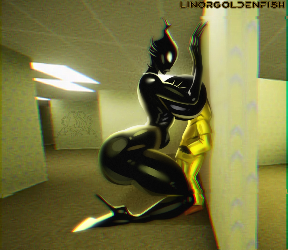 Rule 34 - 1boy 1girls Analog Horror Big Ass Big Breasts Black High Heels  Black Skin Black Thighhighs Breast Smother Breast Smothering Busty Child  Bearing Hips Creature Creepypasta Curvaceous Curvy Dat Ass