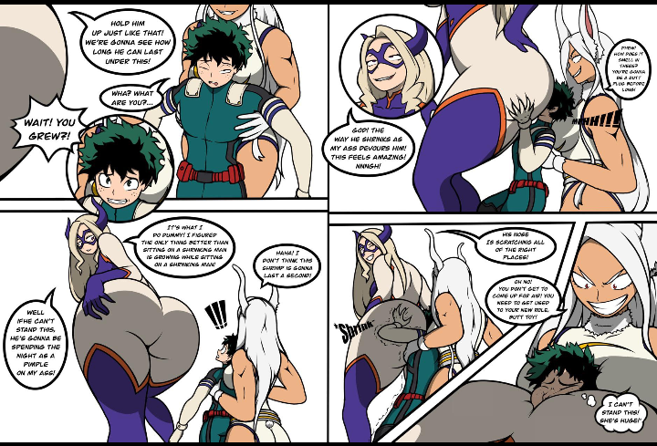 Rule Face In Ass Giantess Humiliation Izuku Midoriya Miruko Mount