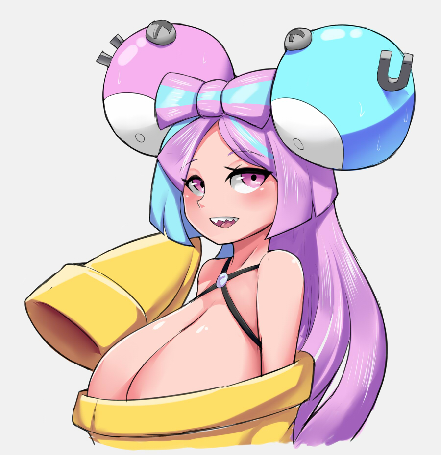 Rule 34 - 1girls Allbeatnik Big Breasts Blush Breasts Female Female Only  Huge Breasts Iono (pokemon) Long Hair Nintendo Pink Eyes Pokemon Pokemon Sv  Solo Two Tone Hair Upper Body | 6828073