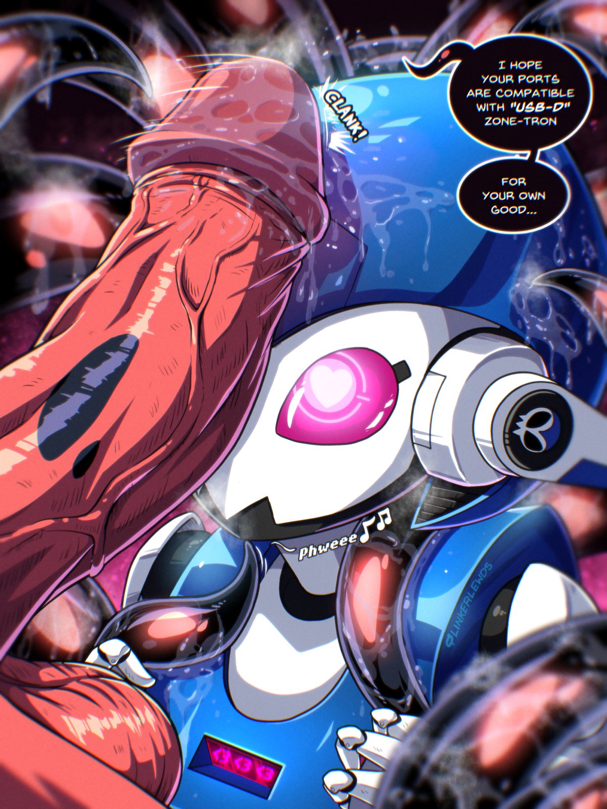 Rule 34 - Demon Linkerlewds Monster Penis Robot Robot Girl Tentacle  Zone-tron | 6909703
