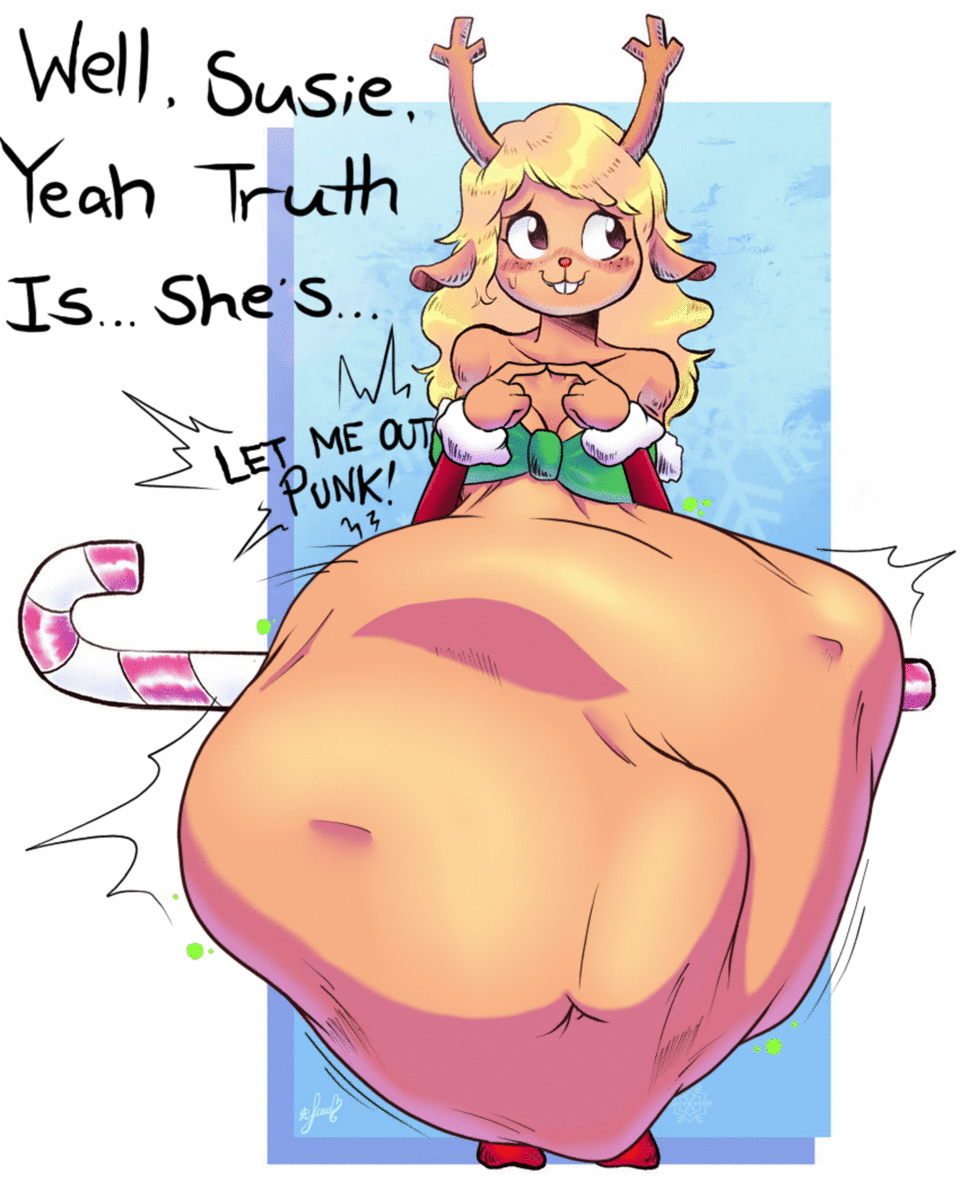 Rule 34 - Animated Anthro Breasts Candy Candy Cane Cervid Deltarune Dessert  Digestion Digestion Noises Digestion Sequence Duo Female Femalefemale Food  Hi Res Mammal Noelle Holiday Panthera Cantus Susie (deltarune) Undertale  (series)