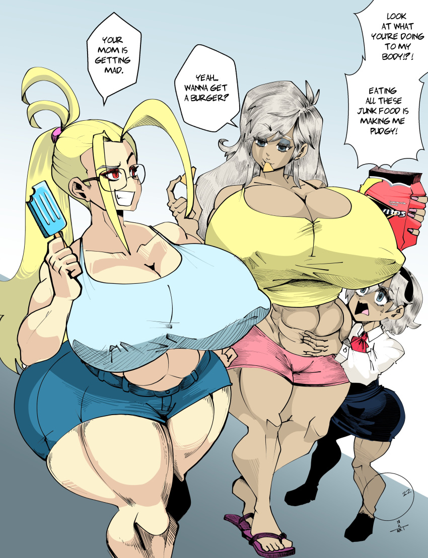 Rule 34 - Against Will Bangs Bare Shoulders Big Breasts Blonde Hair Body  Swap Bodyswap Eating Flip Flops Forced To Watch Glasses Grabbing Stomach  Height Difference Huge Breasts Long Hair Looking At