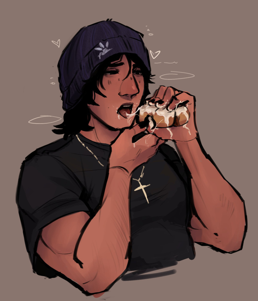 Rule 34 - Beanie Cross Necklace Feederism Kodiitezz Male Male Only Quackity  Yaoi | 6814493