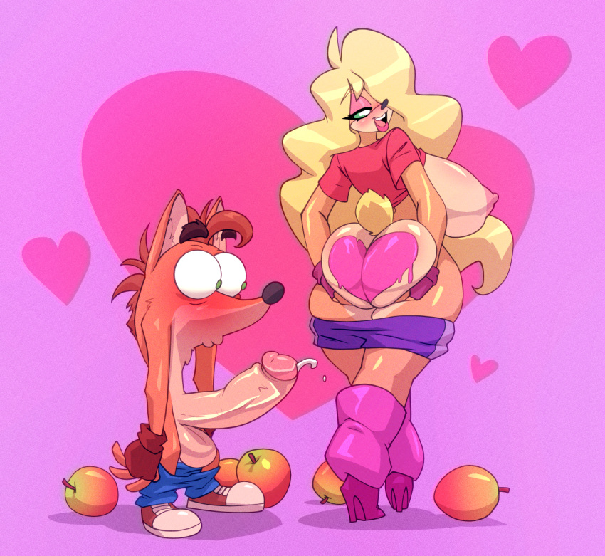 Rule 34 Apple Ass Bandicoot Big Breasts Big Butt Bigdad Blonde Hair