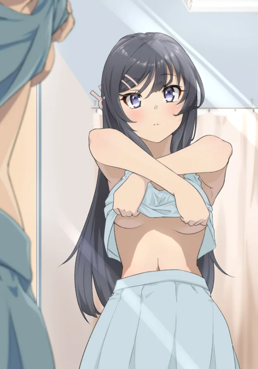 Rule 34 - Black Hair Female Female Only Sakurajima Mai Seishun Buta Yarou  Wa Bunny Girl Senpai No Yume Wo Minai | 6861661