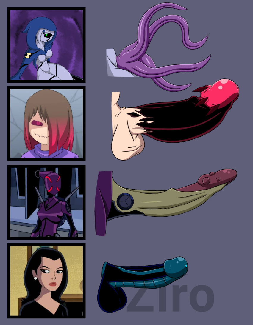 Rule 34 - 4futas Alien Alien Humanoid Artist Name Balls Ben 10 Bete Noire  Big Penis Black Hair Black Sclera Breasts Brown Hair Cartoon Network Crotch  Tentacles Ectonurite Eighteight Elena Validus Erection