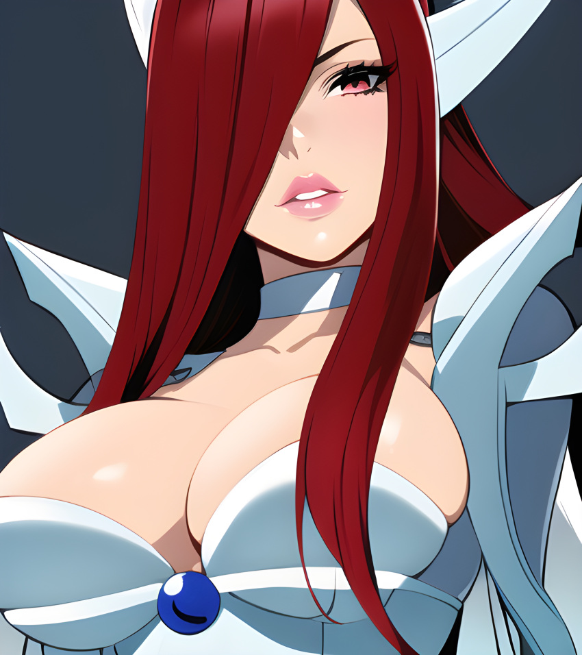 Rule 34 1girls Ai Generated Armor Big Breasts Cleavage Erza Scarlet