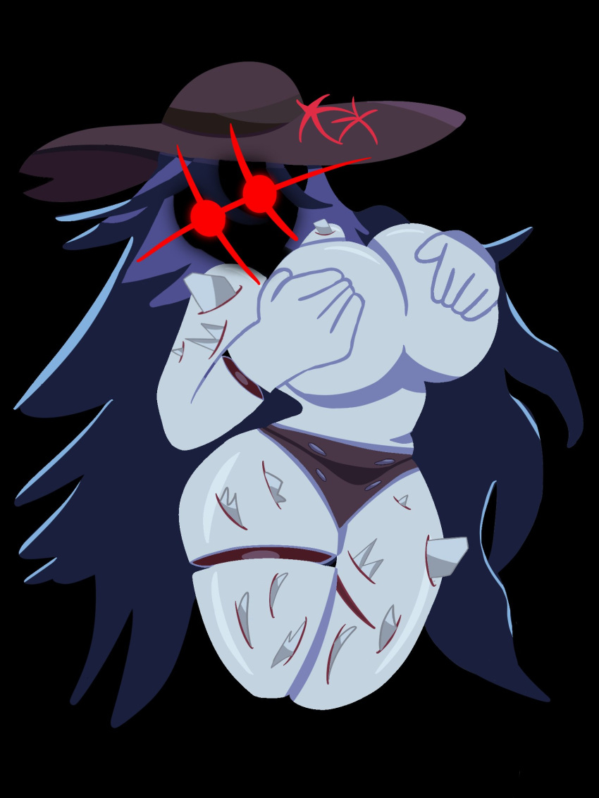 Rule 34 - Big Breasts Black Hair Blue Skin Dbd Dead By Daylight Detached  Limbs Floating Hair Foreign Object Ghost Girl Glass Shard Glowing Eyes Hat  Hooked On You Ninjapixie One Girl