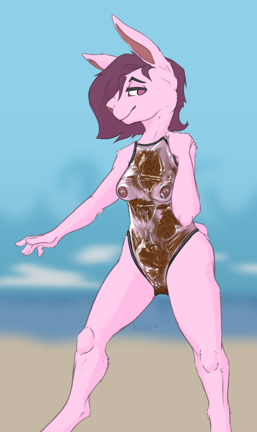 Rule 34 2022 Absurd Res Anthro Beach Breasts Clothing Feces Feces In