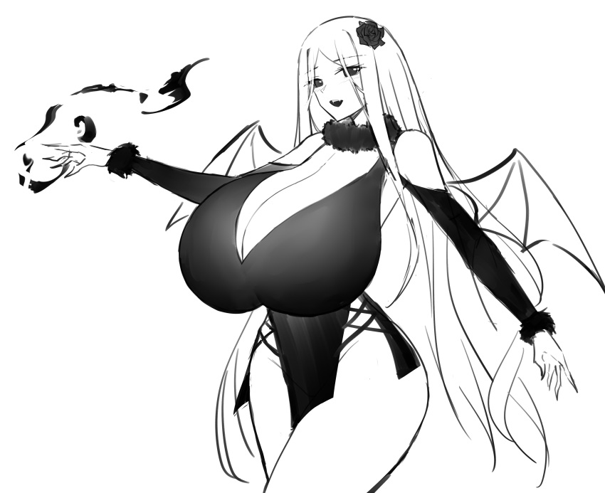 Rule Girls Clothing Demon Girl Holy Huge Breasts Imp Long Hair