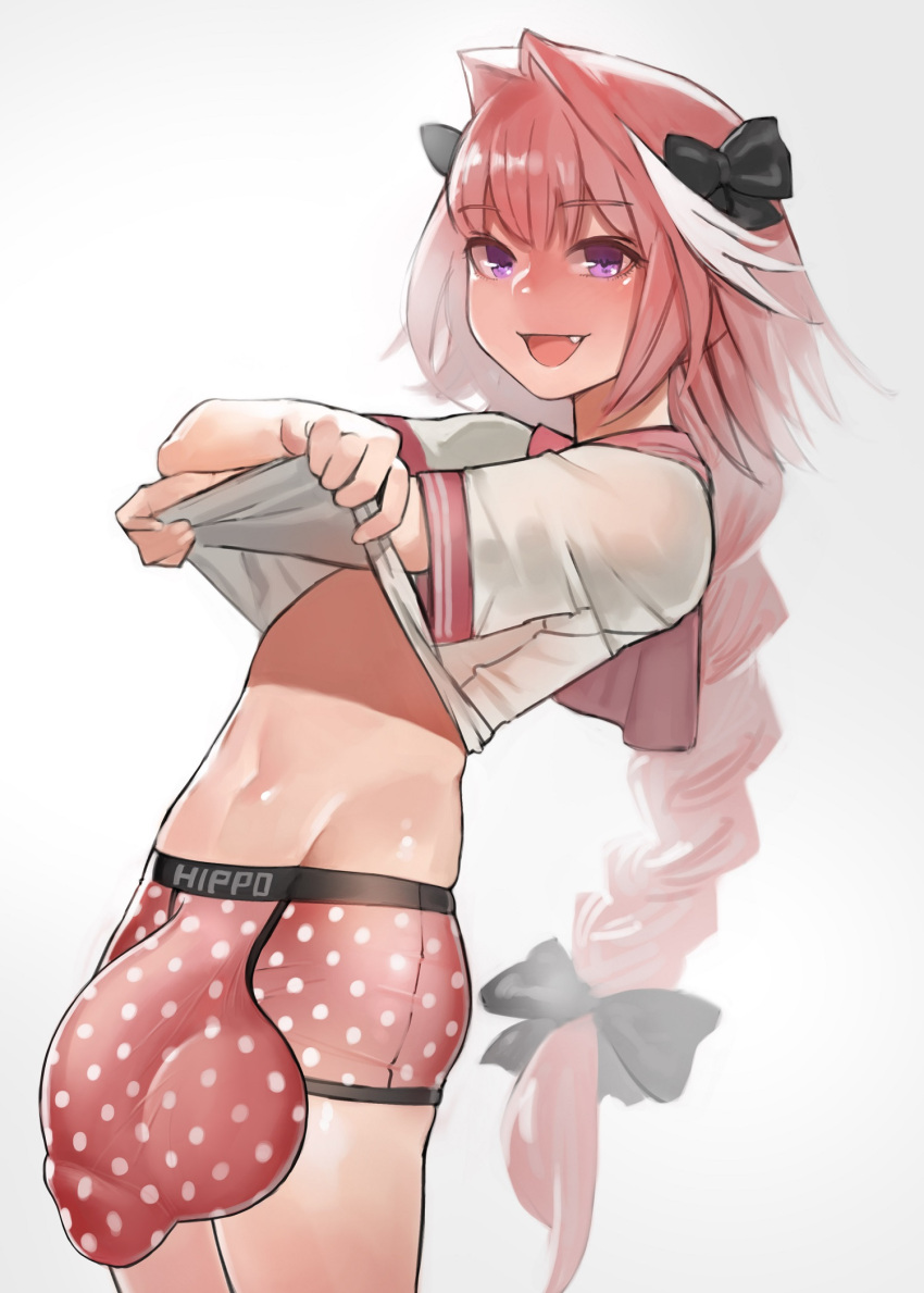 Rule Boy Male Astolfo Fate Balls Balls Under Clothes Big Balls