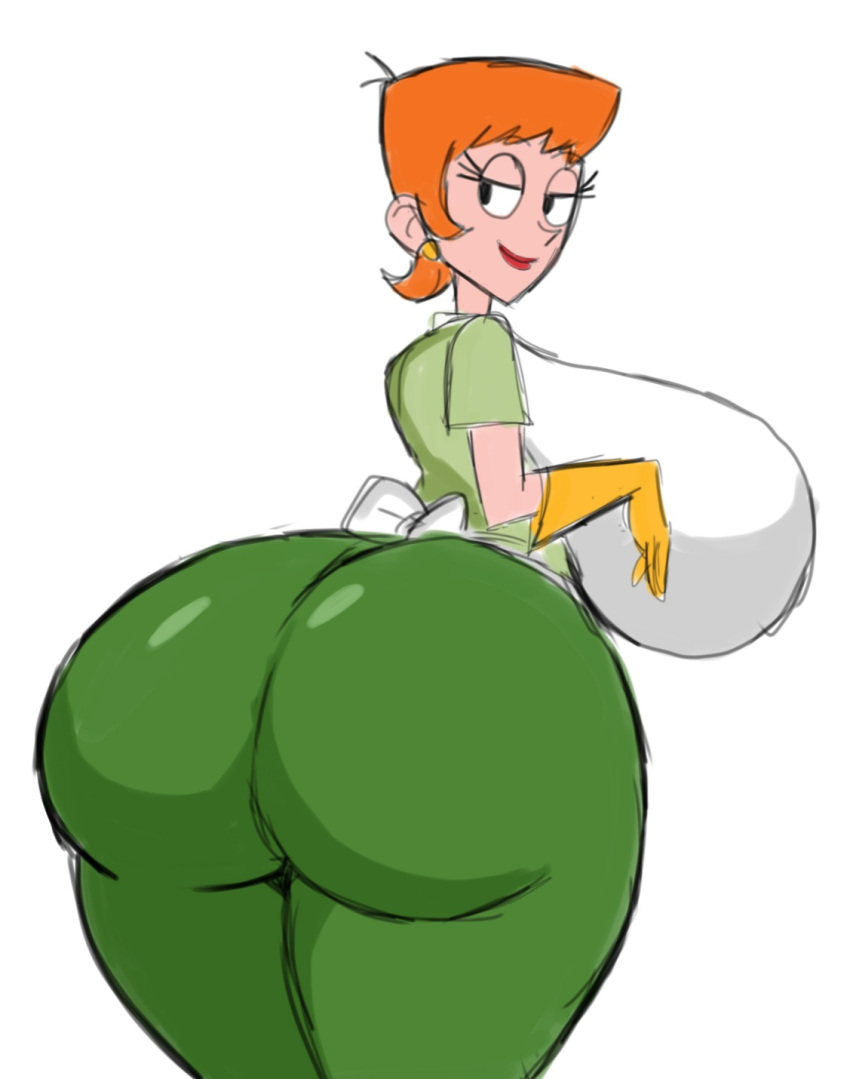 Rule 34 - Big Ass Big Breasts Breasts Busty Child Bearing Hips Dexters  Laboratory Dexters Mom Ginger Gloves Hourglass Figure Huge Breasts Large  Breasts Looking At Viewer Looking Back Lustful Gaze Makeup
