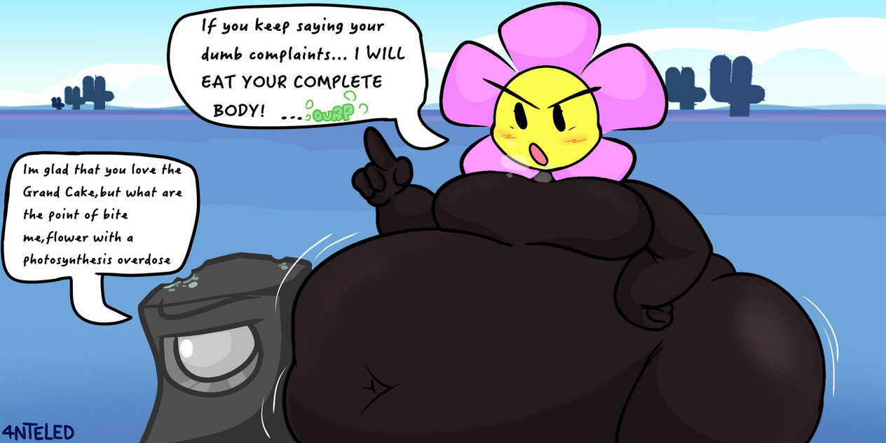 Rule 34 - 4nteled Battle For Dream Island Burping Female Flower (bfdi)  Obese Overweight Overweight Female | 7010457