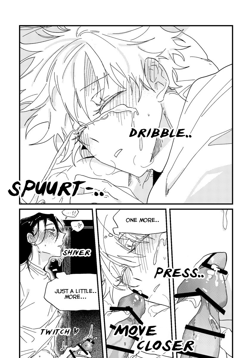Rule 34 - 2boys Anal Bite Mark Black Hair Clothes Lift Cum Facial Getou  Suguru Gojou Satoru Grabbing Penis Highres Jujutsu Kaisen Long Haired Male  Male Focus Male On Male Male Penetrating