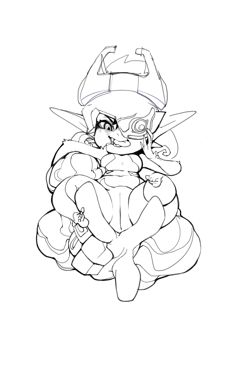 Rule 34 Big Ass Fused Shadow Imp Imp Midna Keppok Midna Monochrome