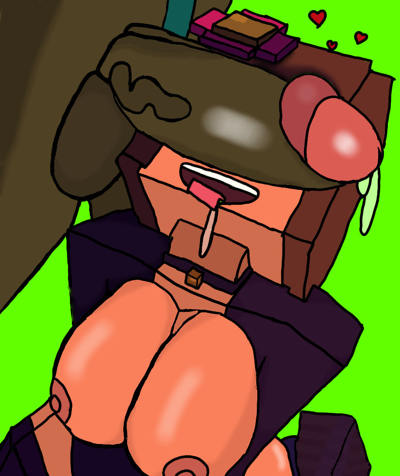 Rule 34 - Big Breasts Brown Hair Cant See The Haters Covered Eyes  Greenscreen High Thighs Ibispaintx Jenny Belle Minecraft Minecraft (zombie)  Mostly Clothed Penis Redraw Slipperyt | 6907668