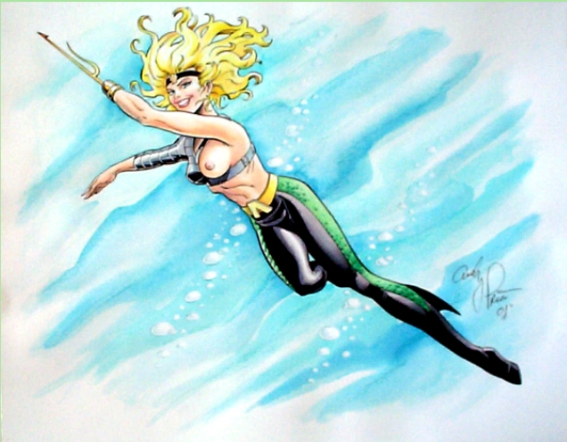 Rule Girls Aquaman Aquaman Series Blonde Hair Breasts Dc Dc