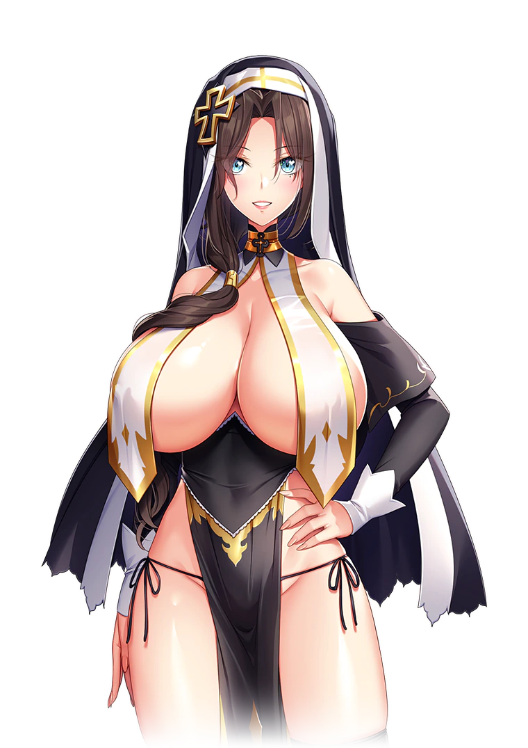 Rule Akagi Rio Bare Shoulders Blue Eyes Blush Breast Curtains