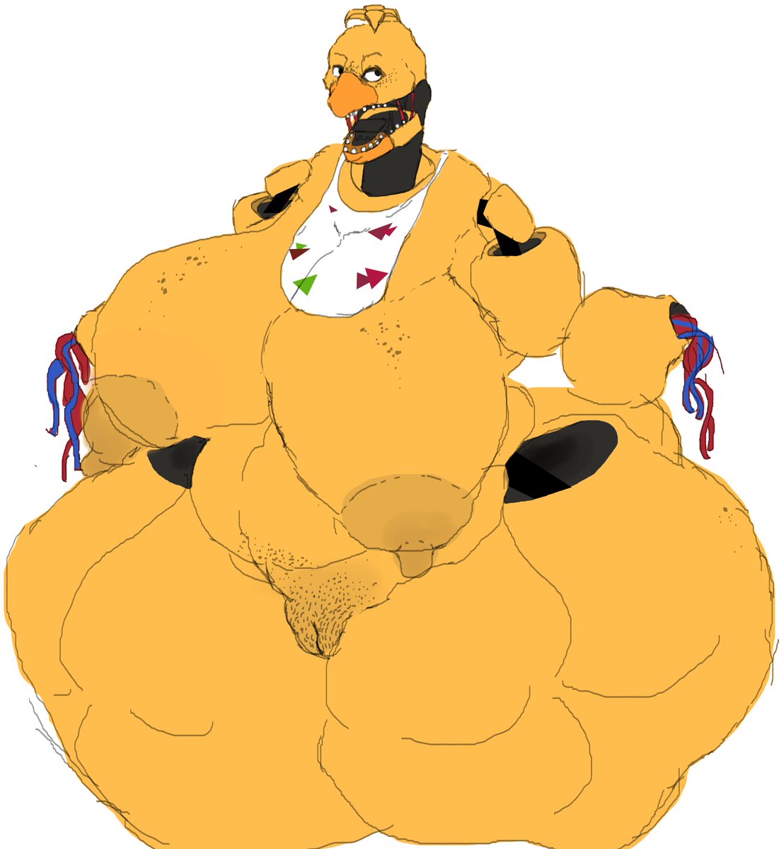 Rule 34 - 1girls Animatronic Anthro Areola Avian Beak Belly Bib Big Areola  Big Breasts Big Butt Big Nipples Bird Breasts Butt Chica (fnaf) Chicken  Chubby Anthro Chubby Female Curvy Figure Damage