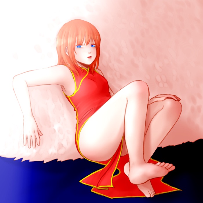 Rule 34 Bare Legs Barefoot Blue Eyes China Dress Chinese Clothes Feet