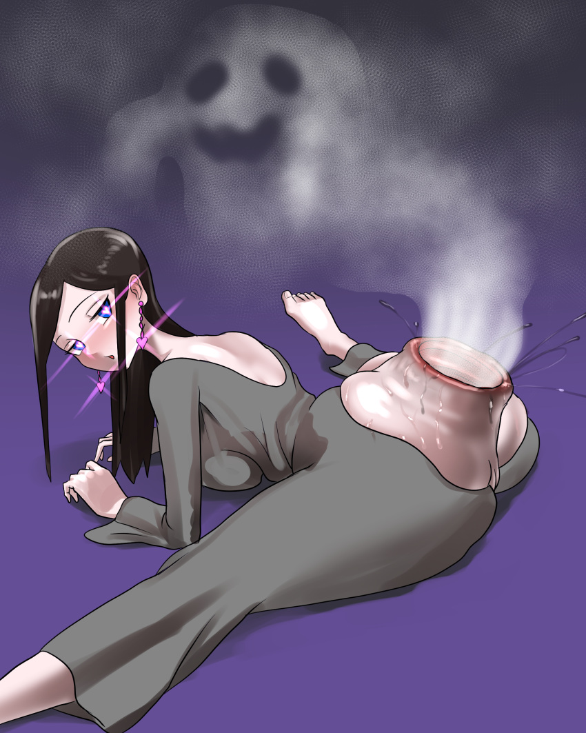 Rule 34 - Anal Anus Backless Outfit Earrings Fart Farting Gaping Anus Ghost  Halloween Heart-shaped Pupils Heart Earrings Huge Anus Huge Gape Hyper Anus  Hyper Gape Pon (artist) Presenting Anus Puffy Anus