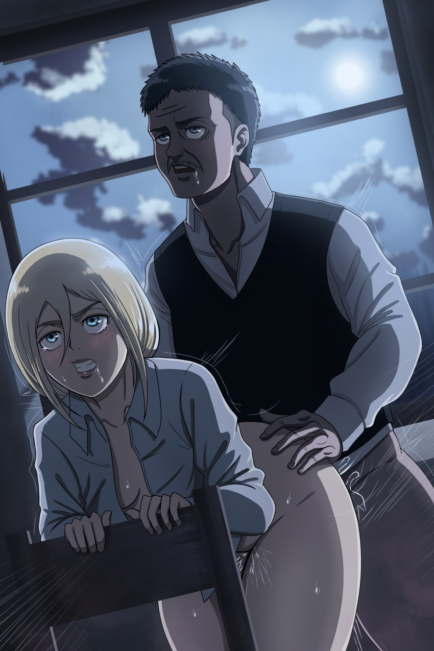 Rule 34 - Age Difference Attack On Titan Blonde Hair Christa Lenz Christa  Renz Father Father And Daughter Historia Reiss Incest New Epic Artist Night  Rod Reiss Shingeki No Kyojin | 7056631