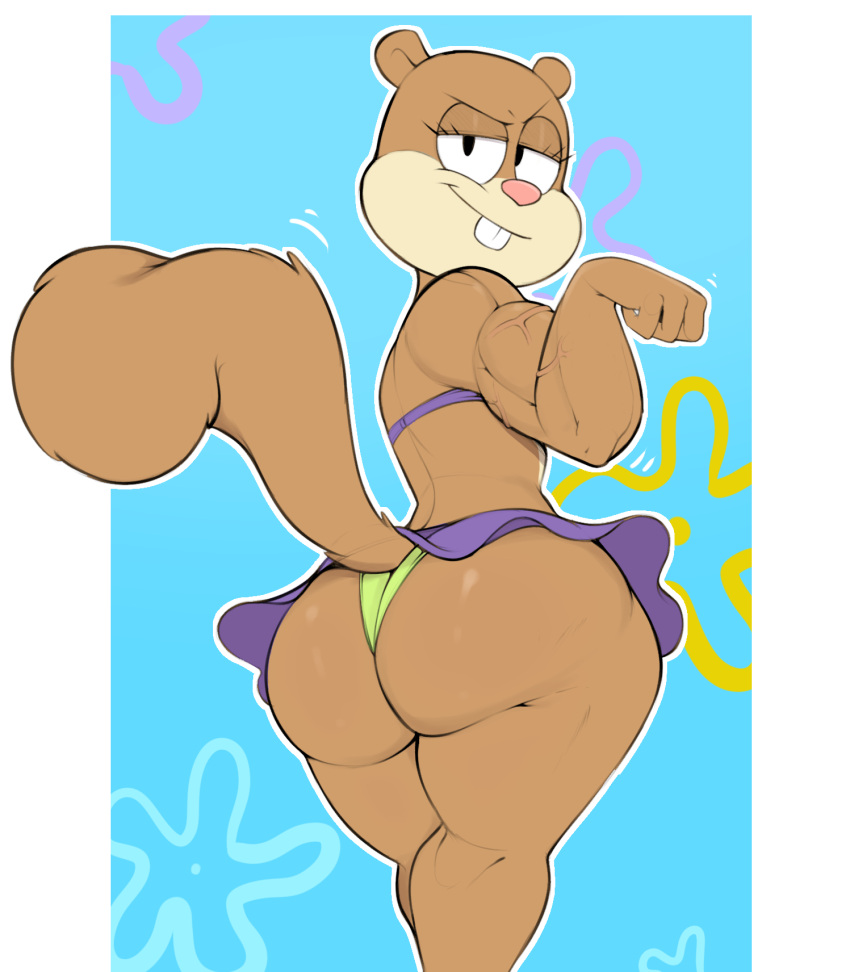 Buff sandy cheeks