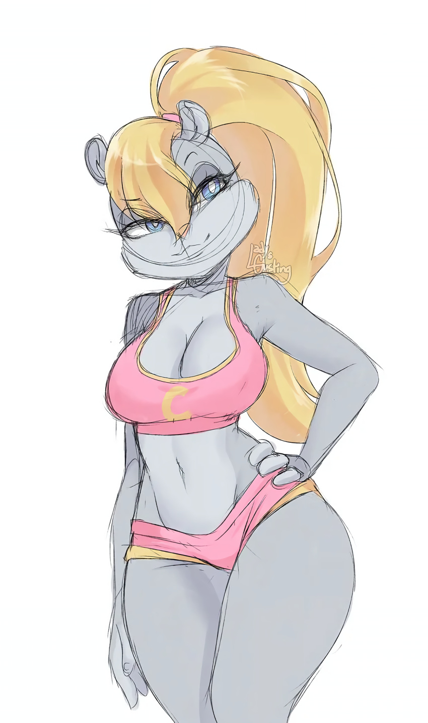 Rule 34 - 1girls Berri Big Breasts Blonde Hair Busty Cleavage Conkers Bad  Fur Day Curvy Female Female Only Hand On Hip Large Breasts Legs Midriff  Navel Ponytail Pose Posing Sexy Sexy