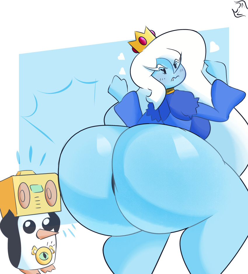 Rule 34 - 1girls 2022 Adventure Time Ass Big Ass Big Breasts Black Eyes  Black Sclera Blush Blushing Boombox Bottomless Bottomless Female Bouncing  Ass Canon Genderswap Cartoon Network Crown Cute Female Gold