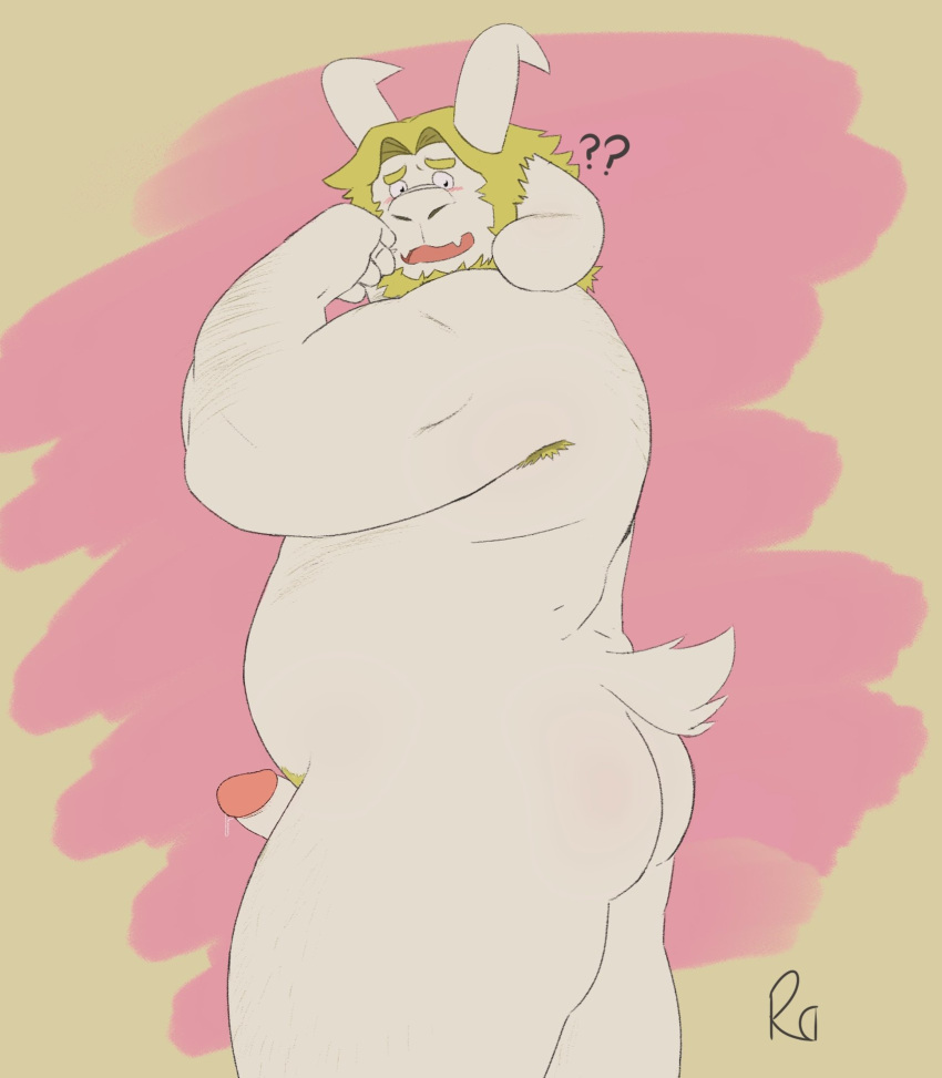 Rule 34 Anthro Asgore Dreemurr Ass Balls Bara Blonde Hair Boner Dad