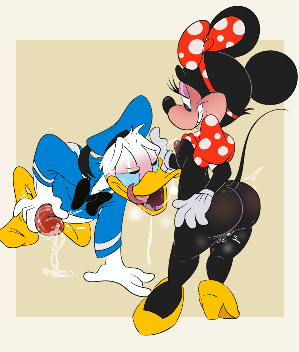Rule 34 - Anatid Anseriform Anthro Ass Avian Bird Black Body Blush Bodily  Fluids Bottomless Bow (feature) Breasts Cjzilla88 Clothed Clothing Clothing  Lift Disney Donald Duck Duck Duo Ejaculating Cum Female Genital