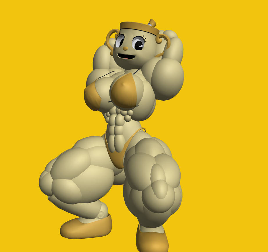 Rule 34 - Abs Big Breasts Big Muscles Bikini Black Eyes Cuphead (game)  Gloves Huge Breasts Huge Muscles Ms. Chalice Muscle Muscles Muscular  Muscular Female Muscular Legs Sfm | 7111545