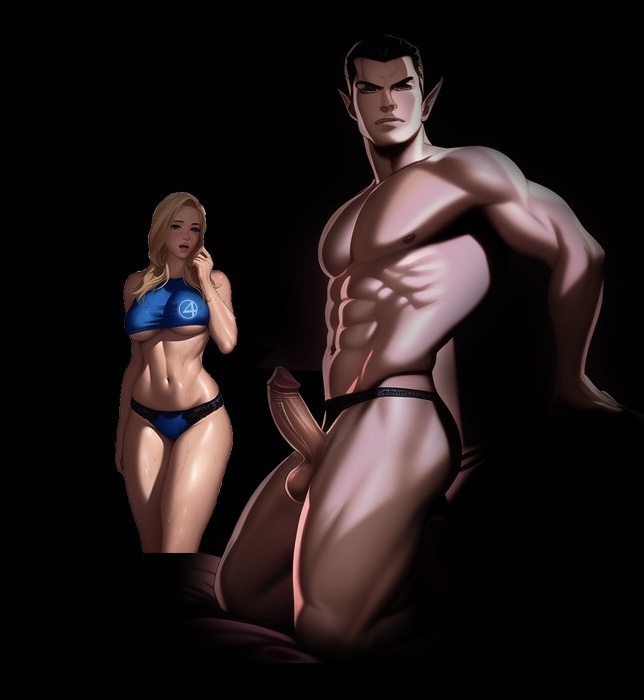 Rule Boy Girls Invisible Woman Marvel Muscular Muscular Male