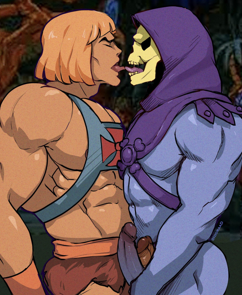 Rule 34 - Boner Erect Penis Erection Gay Hard On He-man Kisscember2022  Lilprincyvi Male Male Only Masters Of The Universe Men Kissing Muscles  Muscular Muscular Male Prince Adam Skeletor Tongue Out | 7164851