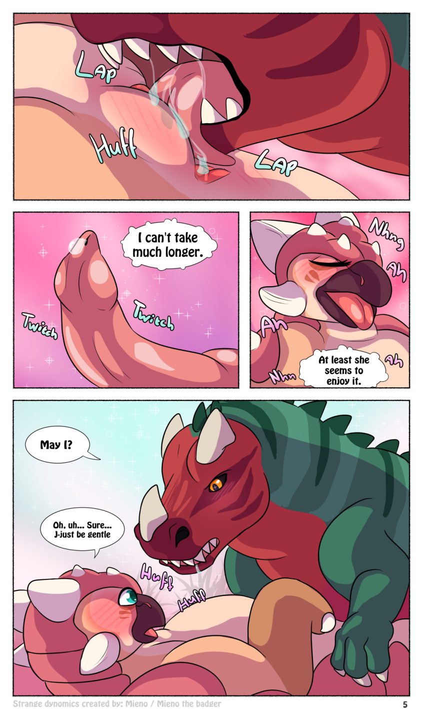 Rule 34 - Adult Ankylosaurian Ankylosaurid Ankylosaurus Carnivore  Ceratosaurid Ceratosaurus Colored Comic Dinosaur English Text Female  Herbivore Hi Res Hunter Hunter&prey Hunter-prey Hunternprey Male  Malefemale Mieno Ornithischian Page 5 Predatorprey ...