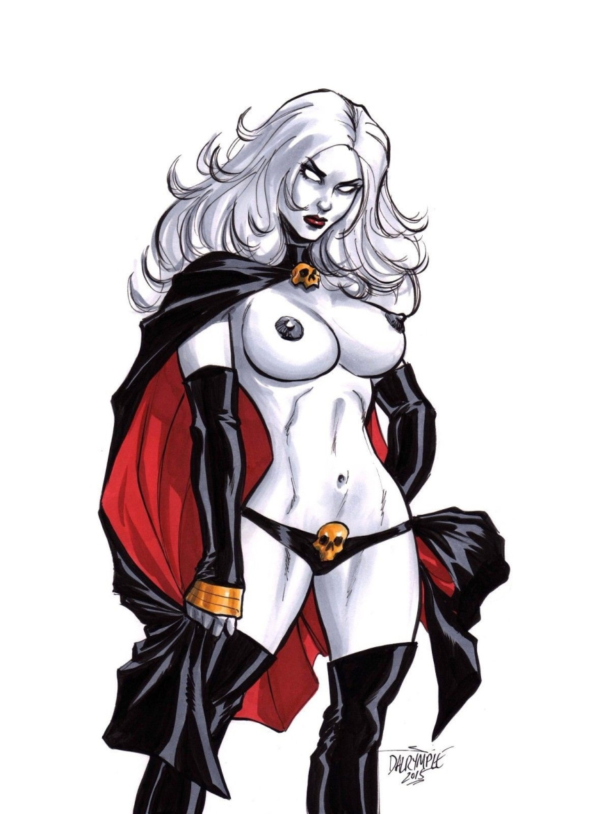 Rule 34 - 1girls Black Nipples Chaos Comics Coffin Comics Death  (personification) Erect Nipples Female Focus Female Only Grim Reaper Hi Res  High Resolution Highres Lady Death Latex Glove Latex Panties Latex