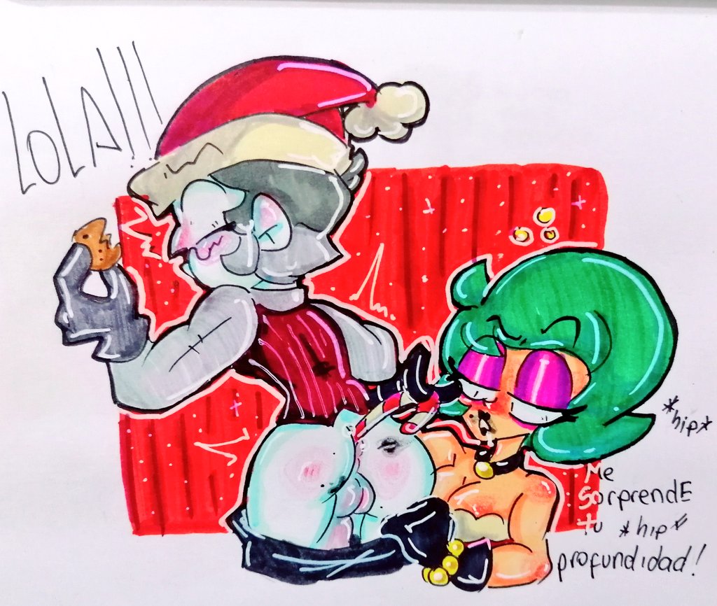 Rule 34 - 1boy Anus Ass Balls Blush Brawl Stars Candy Christmas Christmas  Clothing Cookie Female Gray (brawl Stars) Gray Hair Green Hair Lola (brawl  Stars) Makeup Mime Nipples Penis Raviollimr Red