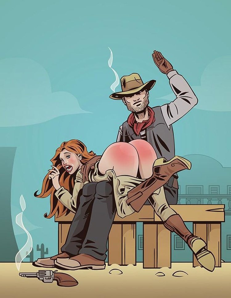 Rule Cowboy Johnny Spanked Spanking Western