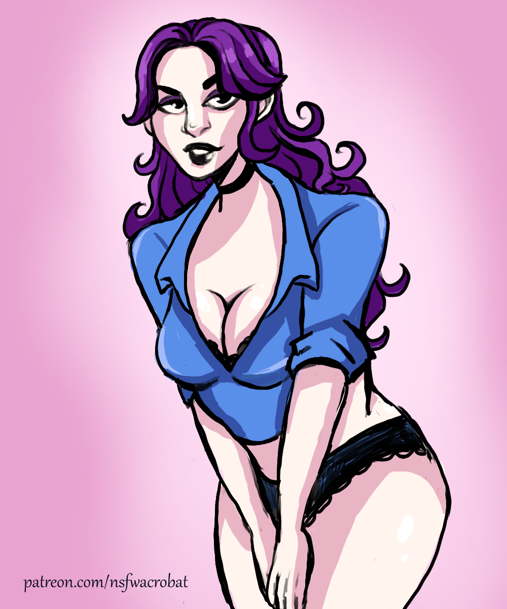 Rule 34 - Abigail (stardew Valley) Breasts Breasts Goth Girl Lingerie  Purple Hair Stardew Valley | 7280800