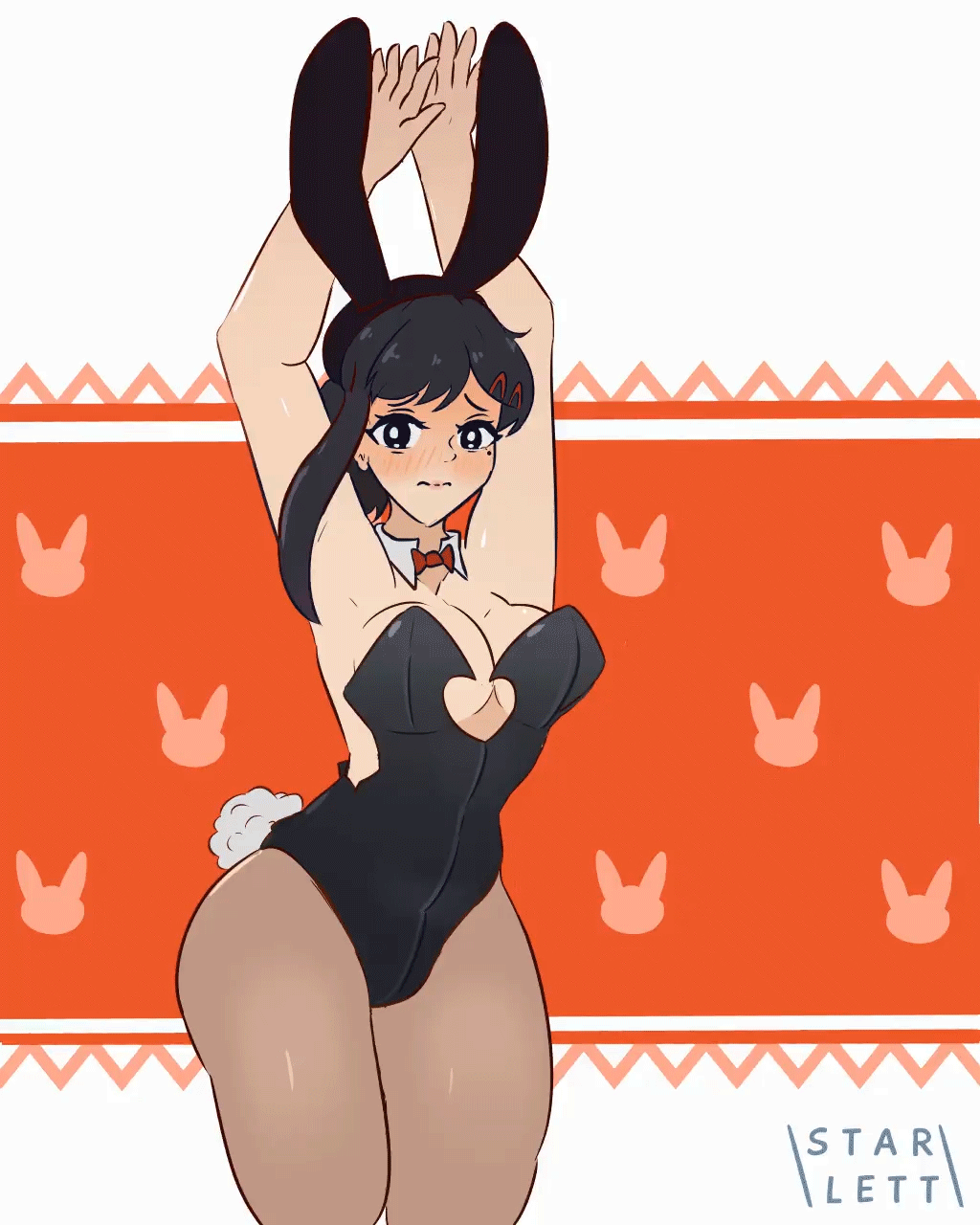 Rule 34 - 1girls Animated Arms Up Ass Ass Big Ass Big Breasts Big Butt  Blush Bowtie Breasts Bunny Ears Bunny Tail Bunnysuit C Starlett Chainsaw  Man Cleavage Clothed Clothing Dancing Female