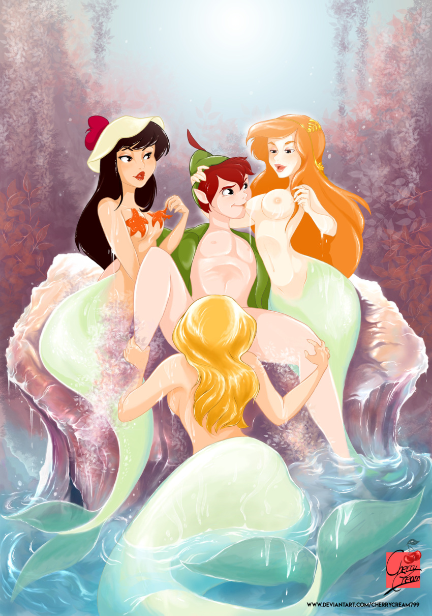 Rule 34 - Cherrycream799 Disney Mermaid Peter Pan (character) Peter Pan  (disney) | 7228304