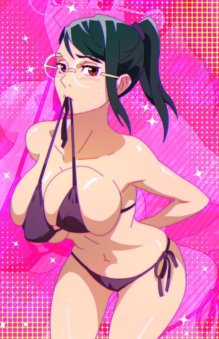 Rule 34 - Bikini Glasses Green Hair Jujutsu Kaisen Outrageouswork Zenin  Maki | 7277572