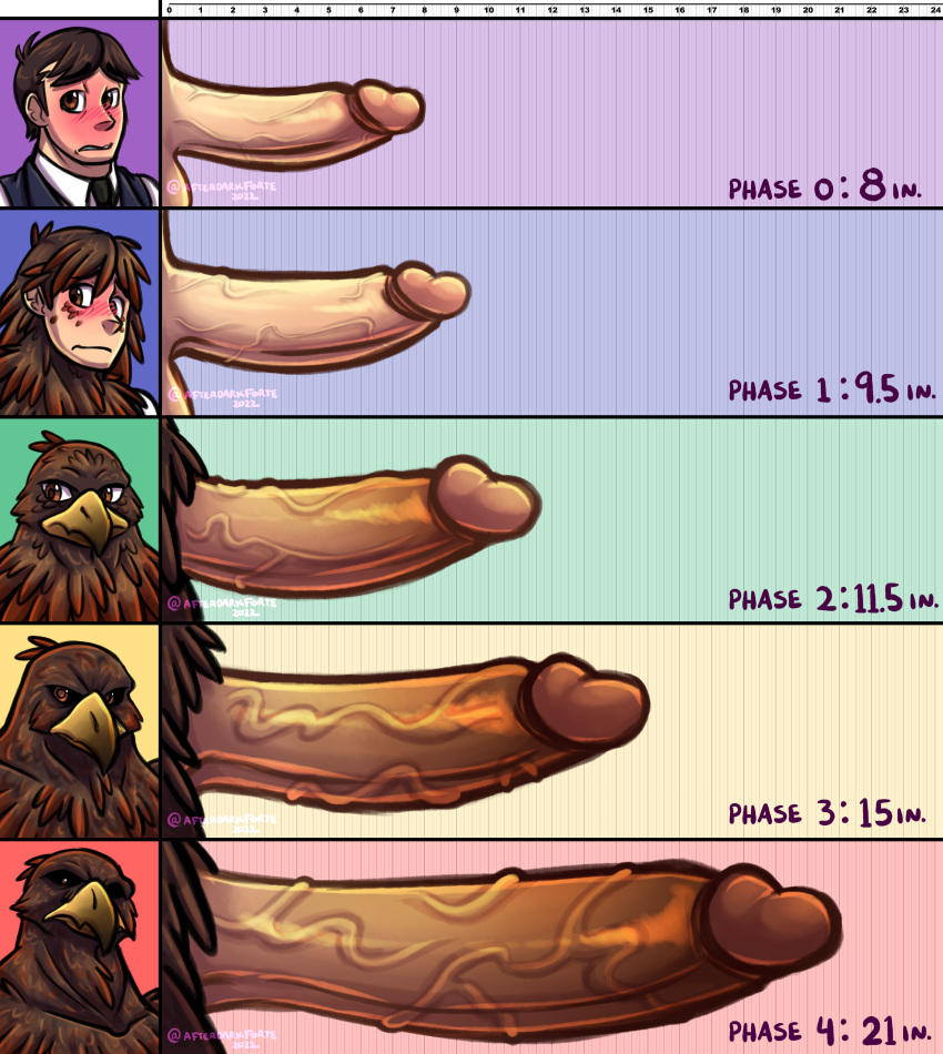 Rule 34 - Afterdarkforte Alternative Universe Big Penis Bird Monster  Chameleon Charm Chameleoncharm Cock Comparison Comparison Chart Dick Chart  Exophilia Forteafterdark Huge Cock Male Measurements Monster Monster Au  Monster Bird Monster Cock