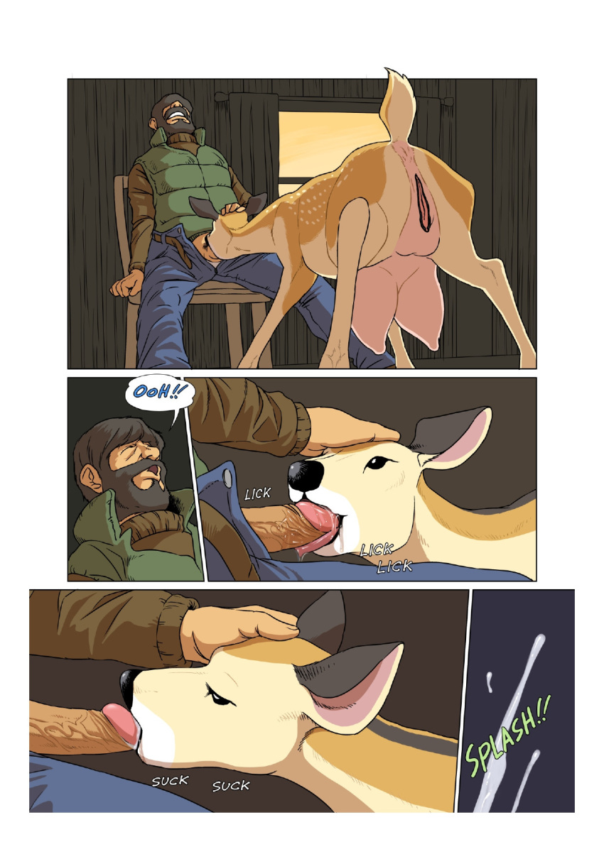 Rule 34 - Animal Genitalia Anus Aoino Broome Beastiality Big Crotchboobs  Blowjob Cervid Cervine Pussy Comic Crotchboobs Cum Deer Deer Girl English  English Text Male On Feral Penis Pubic Hair Pussy Udders