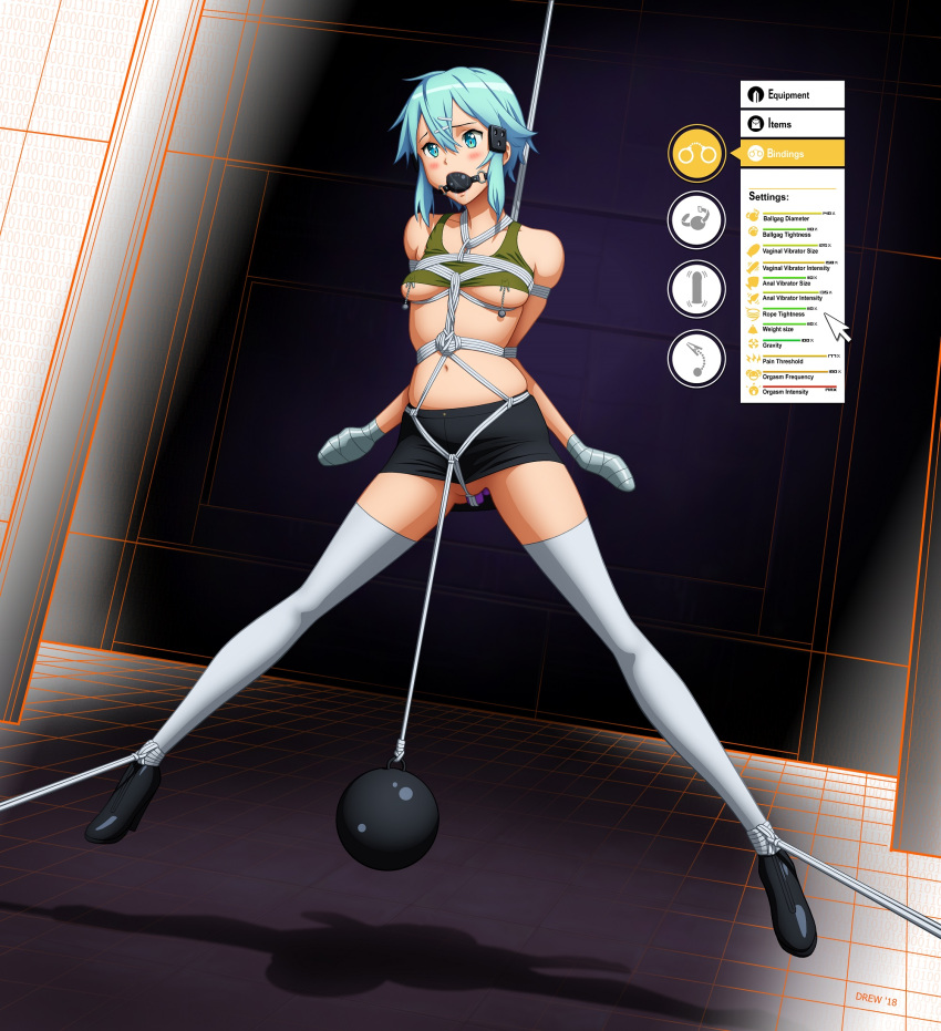 Rule 34 - Ball Gag Drew Gardner Game Mechanics Nipple Clamps Sex Toy Shibari  Sinon Suspension Sword Art Online Tagme Taped Hands Vibrator Vibrator In  Pussy Weighted Nipple Clamps | 7168311