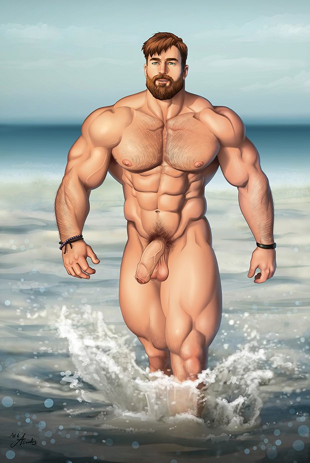 Rule 34 Asmodis Artist Beard Big Cock Big Penis Daddy Daniel