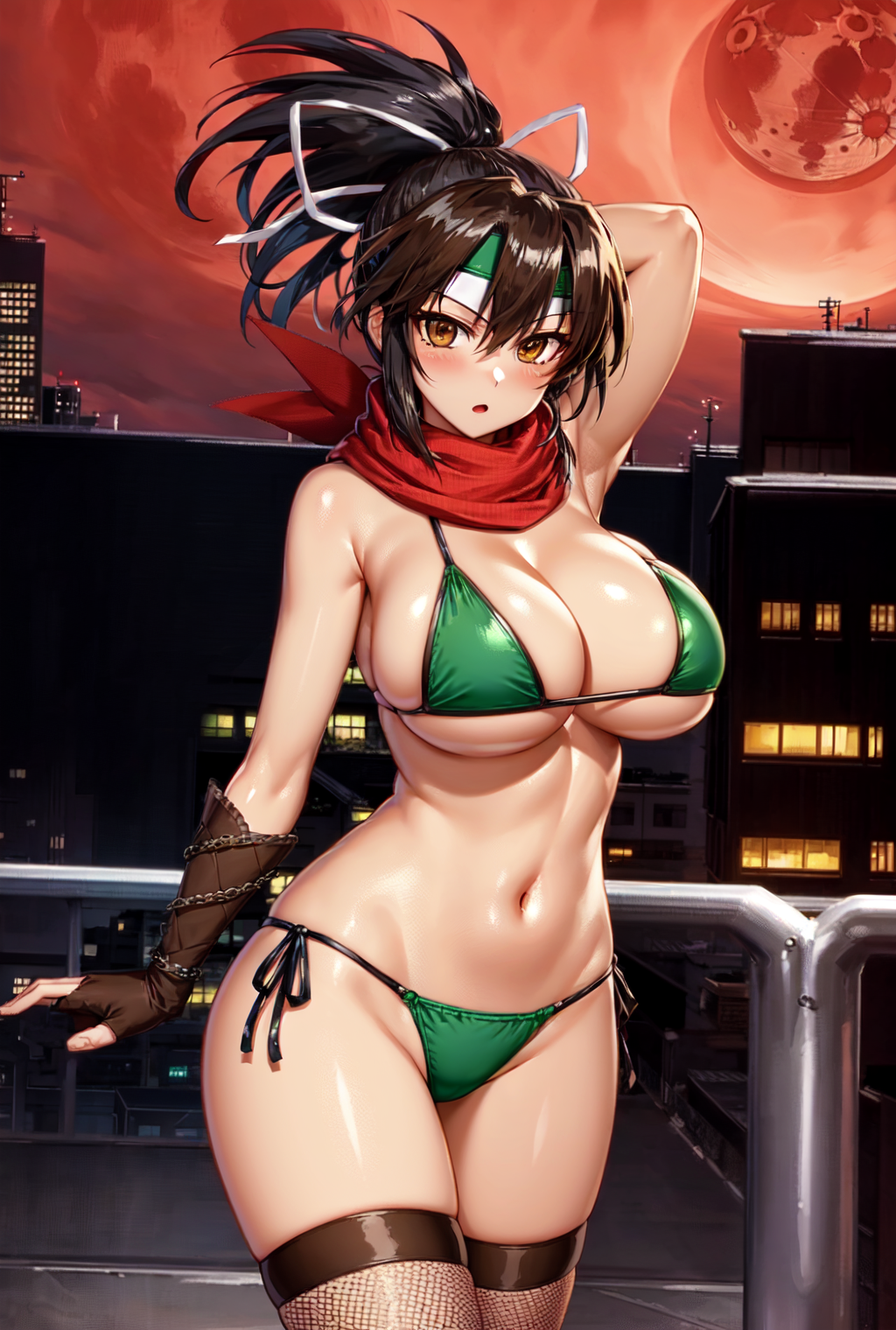 Rule 34 1girls Ai Generated Arms Behind Back Arms Up Asuka Senran