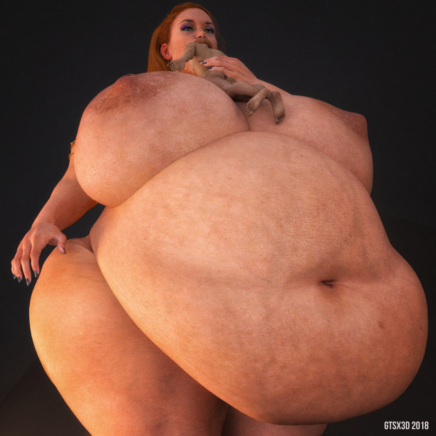 Rule 34 3d Bbw Belly Big Belly Big Breasts Breasts Fat Female Female