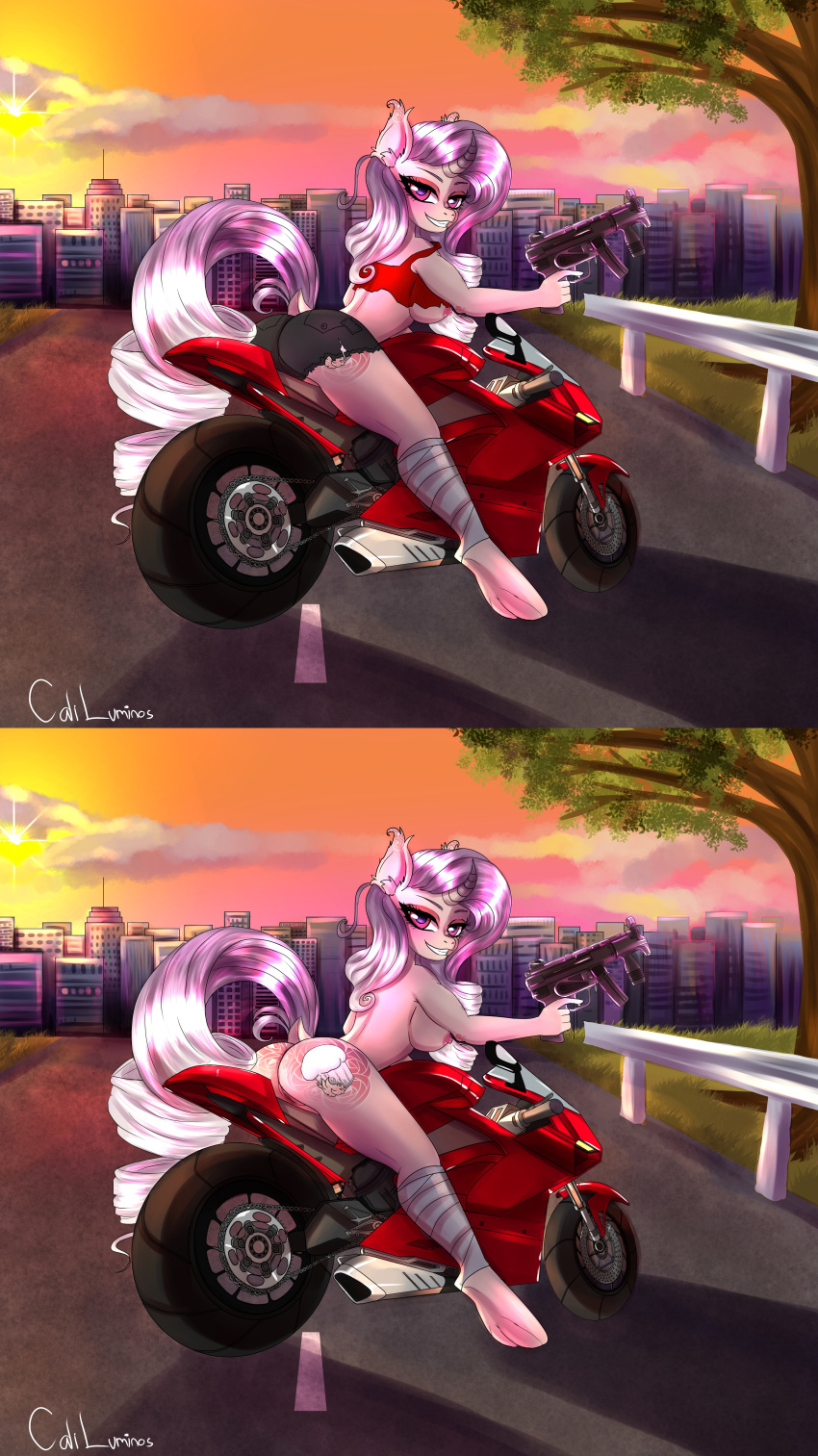 Rule 34 - Absurd Res Anthro Ass Battle Bike (disambiguation) Bottomwear  Brony Caliluminos Character Name:sumacspirit Clothing Digital Media  (artwork) Driving Ducati Equid Equine Female Fight Genitals Gun Hasbro Hi  Res Hkmp5 Horn